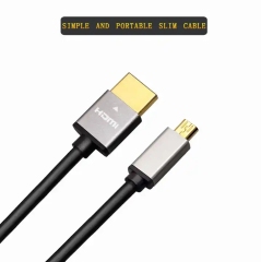 Ultra Slim HDMI 2.0 Cable HDMI to Micro HDMI (A to D) with Aluminum Shell - Lightweight, Durable, and High-Performance for 4K@60Hz, 18Gbps Bandwidth