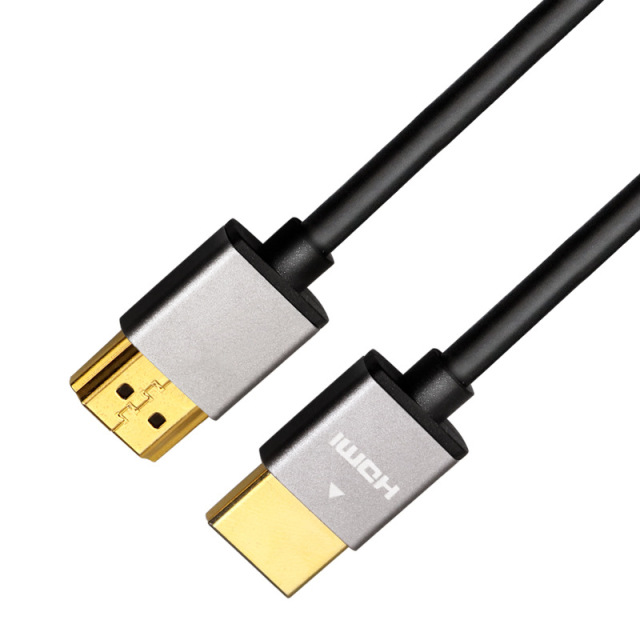 Ultra Slim HDMI 2.0 Cable with Aluminum Shell - Lightweight, Durable, and High-Performance for 4K@60Hz, 18Gbps Bandwidth