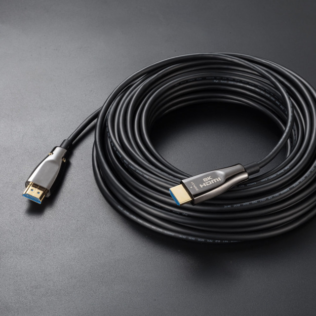 Premium Fiber Optic HDMI 2.1 Cable (AOC) for 10m-100m Long-Distance Performance, 8K@60Hz, 4K@120Hz, Ultra High-Speed for Gaming & Home Theater
