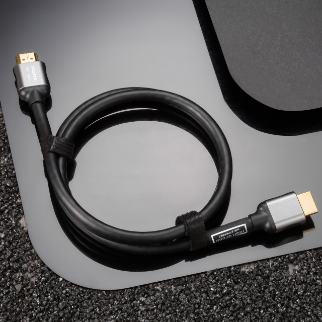 Premium Certified HDMI 2.0 Cable with Aluminum Shell - Ultra HD 4K@60Hz, 18Gbps Bandwidth, High-Density 24K Gold-Plated Plug for Home Theater, Gaming, and Professional AV Systems