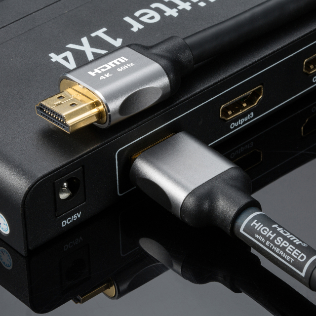 Premium Certified HDMI 2.0 Cable with Aluminum Shell - Ultra HD 4K@60Hz, 18Gbps Bandwidth, High-Density 24K Gold-Plated Plug for Home Theater, Gaming, and Professional AV Systems