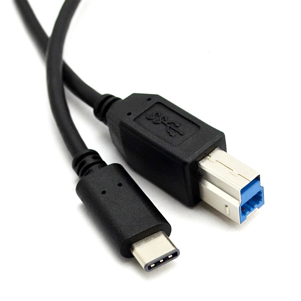 USB 3.1 C to USB B Cable Printer Cable ,10Gbps For Printer, External Hard Drive, Docking Station, Scanner,