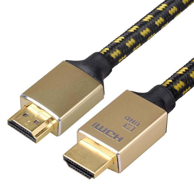 Certified HDMI 2.1 Cable with High-End Aluminum Shell - Ultra HD 8K@60Hz, 4K@120Hz, 48Gbps Bandwidth for Home Theater, Gaming, and Professional AV Systems
