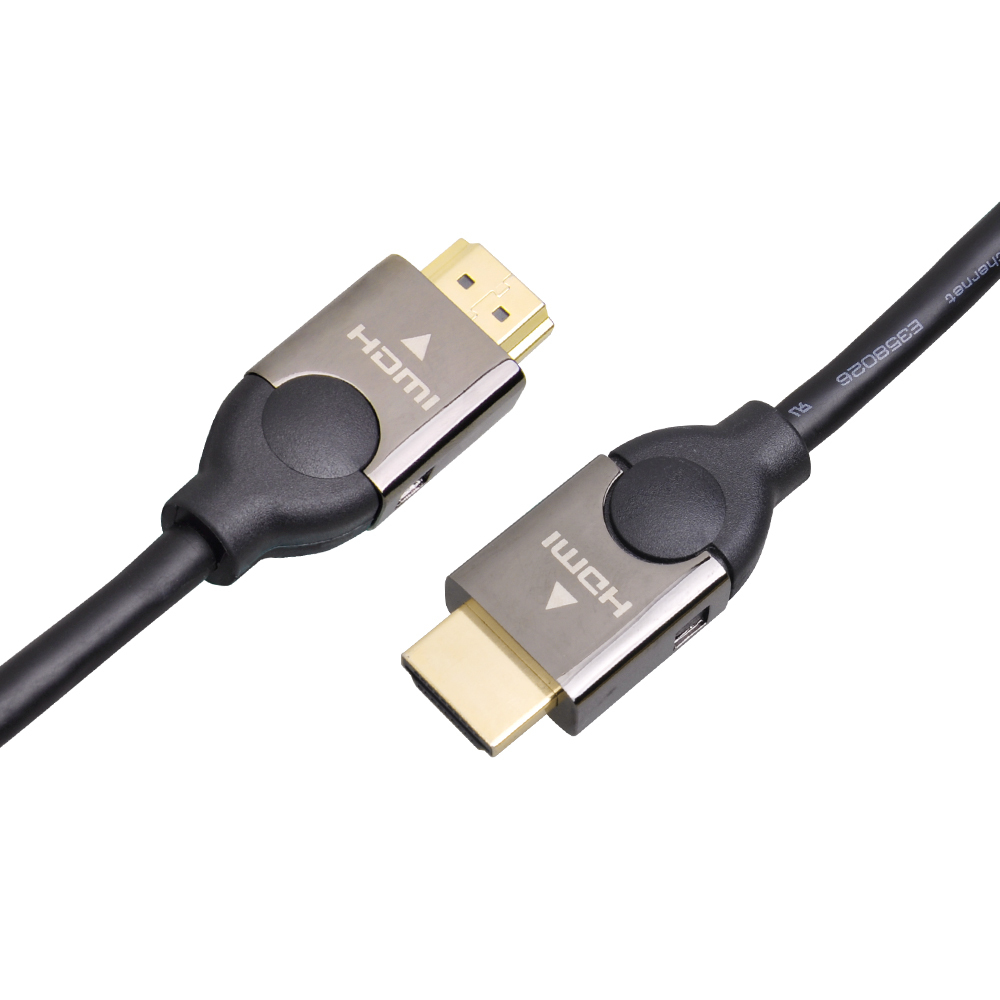 Certified HDMI 2.1 Cable with Zinc Alloy Connector - Ultra HD 8K@60Hz, 4K@120Hz, 48Gbps Bandwidth for Home Theater, Gaming, and Professional AV Systems