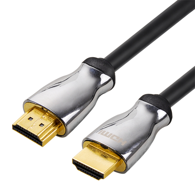 Premium Certified HDMI 2.0 Cable with Zinc alloy Connector & 24K Gold-Plated Plug - High-Speed 4K@60Hz, HDR, ARC Support, Durable & Reliable for Home Theater, Gaming, and Professional AV Setups