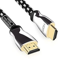 Premium Certified HDMI 2.0 Cable with Zinc alloy Connector & 24K Gold-Plated Plug - High-Speed 4K@60Hz, HDR, ARC Support, Durable & Reliable for Home Theater, Gaming, and Professional AV Setups