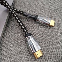 Premium Certified HDMI 2.0 Cable with Zinc alloy Connector & 24K Gold-Plated Plug - High-Speed 4K@60Hz, HDR, ARC Support, Durable & Reliable for Home Theater, Gaming, and Professional AV Setups