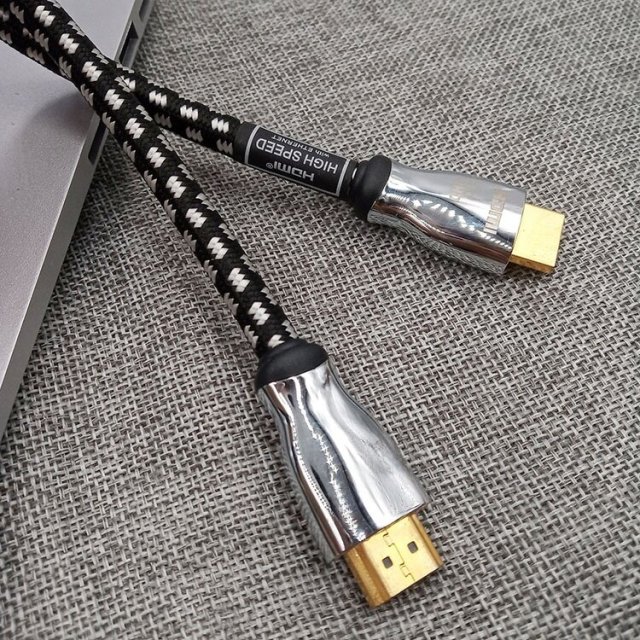 Premium Certified HDMI 2.0 Cable with Zinc alloy Connector & 24K Gold-Plated Plug - High-Speed 4K@60Hz, HDR, ARC Support, Durable & Reliable for Home Theater, Gaming, and Professional AV Setups
