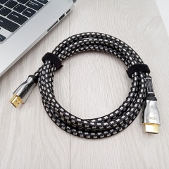Premium Certified HDMI 2.0 Cable with Zinc alloy Connector & 24K Gold-Plated Plug - High-Speed 4K@60Hz, HDR, ARC Support, Durable & Reliable for Home Theater, Gaming, and Professional AV Setups