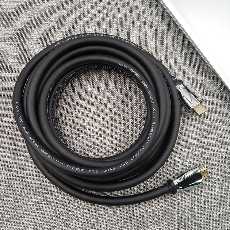 Premium Certified HDMI 2.0 Cable with Zinc alloy Connector & 24K Gold-Plated Plug - High-Speed 4K@60Hz, HDR, ARC Support, Durable & Reliable for Home Theater, Gaming, and Professional AV Setups