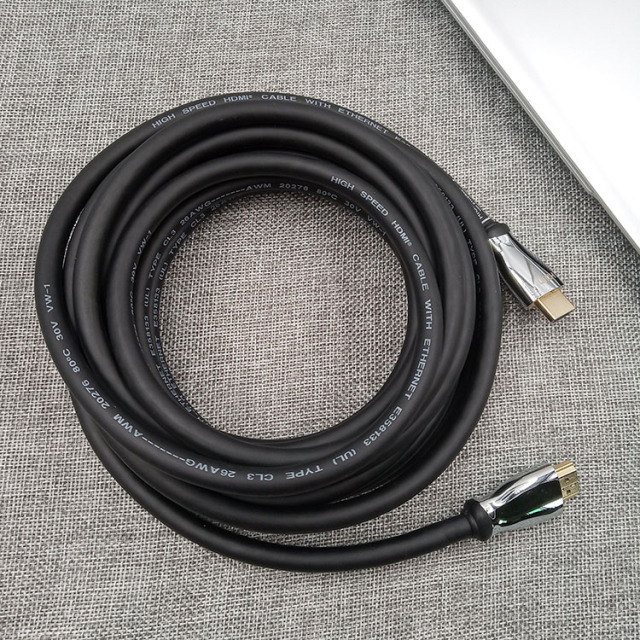 Premium Certified HDMI 2.0 Cable with Zinc alloy Connector & 24K Gold-Plated Plug - High-Speed 4K@60Hz, HDR, ARC Support, Durable & Reliable for Home Theater, Gaming, and Professional AV Setups