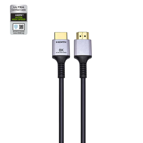 Ultra Slim Certified HDMI 2.1 Cable with Aluminum Shell - Lightweight, Durable, and High-Performance for 8K@60Hz, 4K@120Hz, 48Gbps Bandwidth