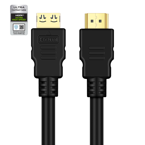 Certified HDMI 2.1 Cable Snug-fit Molding Type Connector - Ultra HD 8K@60Hz, 4K@120Hz, 48Gbps Bandwidth for Home Theater, Gaming, and Professional AV Systems