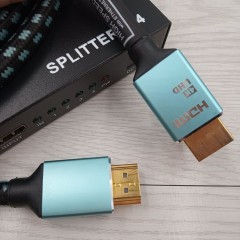 Premium Certified HDMI 2.0 Cable with High-End Aluminum Shell, Cotton Mesh & 24K Gold-Plated Plug - High-Speed 4K@60Hz, HDR, ARC Support, Durable & Reliable for Home Theater, Gaming, and Professional AV Setups