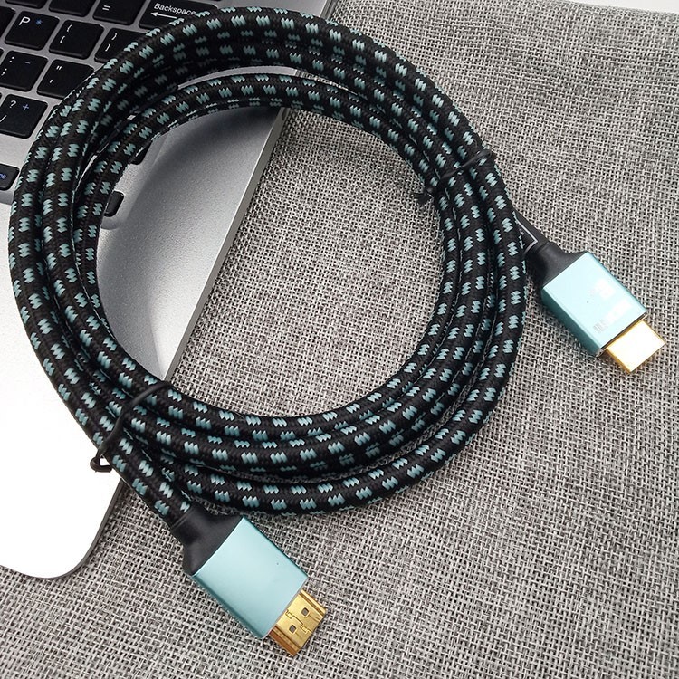 Premium Certified HDMI 2.0 Cable with High-End Aluminum Shell, Cotton Mesh & 24K Gold-Plated Plug - High-Speed 4K@60Hz, HDR, ARC Support, Durable & Reliable for Home Theater, Gaming, and Professional AV Setups