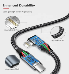 USB-IF Certified High end USB4.0 Cable with Right Angle 90 Degree Connector – 40Gbps High-Speed Data Transfer, 240W Power Delivery, 8K @60Hz Video Output, Coaxial Cable, Cypress CPD2103 E-Marker