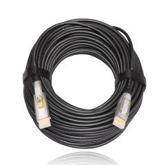 Premium Fiber Optic HDMI 2.1 Cable (AOC) .10m-100m Long-Distance Performance ,Detachable Connector (A to D ) for pipe installation ,,  8K@60Hz, 4K@120Hz