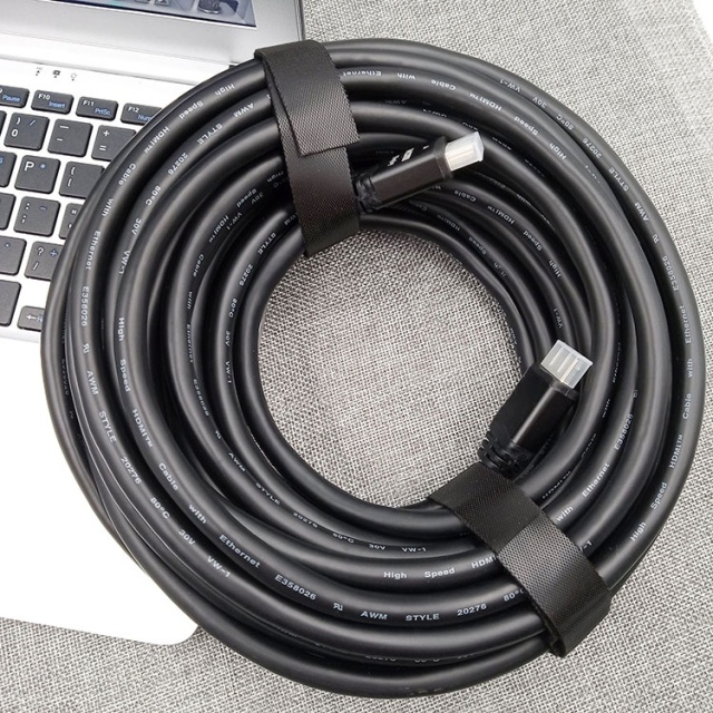 Active HDMI 2.0 Cable with Aluminum Shell , for 10m-15m Transmission,Ultra HD 4K@60Hz 4:4:4, -  Chip-Enhanced Signal for Home Theater, Gaming, and Professional AV Systems