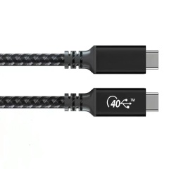 Entry level USB4.0 Cable - 40Gbps High-Speed Data Transfer, 240W Power Delivery, 8K @60Hz Video Output, Twisted Pair Wire, Domestic E-Marker for Cost-Effective Performance