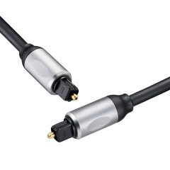 Premium Toslink Digital Optical Audio Cable with Aluminum Shell - High-Speed Lossless Audio for Home Theater, Soundbars & Gaming