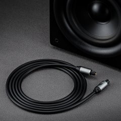 Premium Toslink Digital Optical Audio Cable with Aluminum Shell - High-Speed Lossless Audio for Home Theater, Soundbars & Gaming