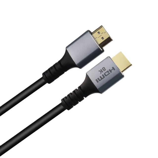 Certified HDMI 2.1 Cable with Aluminum Shell - High-Performance, Durable, and Long Tail Connector for 8K@60Hz, 4K@120Hz, 48Gbps Bandwidth