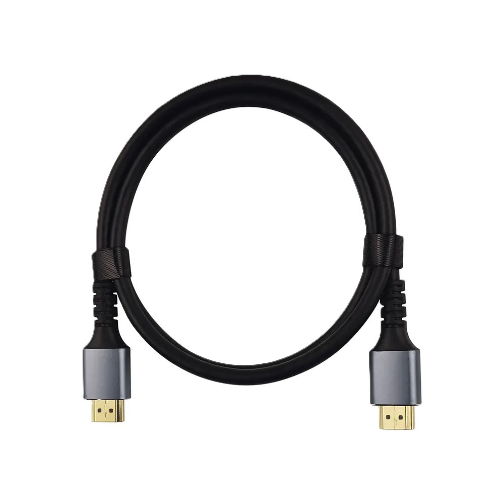 Certified HDMI 2.1 Cable with Aluminum Shell - High-Performance, Durable, and Long Tail Connector for 8K@60Hz, 4K@120Hz, 48Gbps Bandwidth