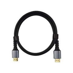 Certified HDMI 2.1 Cable with Aluminum Shell - High-Performance, Durable, and Long Tail Connector for 8K@60Hz, 4K@120Hz, 48Gbps Bandwidth