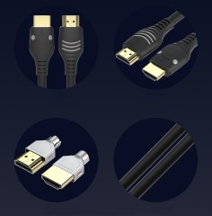 Certified HDMI 2.1 Cable with ABS Shell and Snake Design - Glowing Connector for 8K@60Hz, 4K@120Hz, 48Gbps Bandwidth