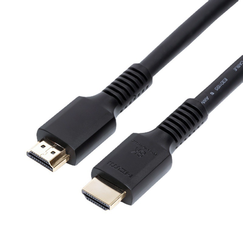 Certified HDMI 2.1 Cable for Long-Distance 5M-8M with Molding Connector & Extended Boot – Ultra HD 8K@60Hz, 4K@120Hz, 48Gbps Bandwidth for Home Theater, Gaming, and Professional AV Systems