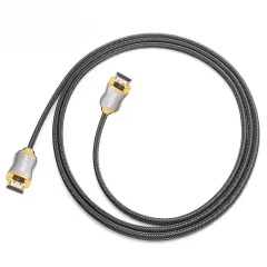Certified HDMI 2.1 Cable with Zinc Alloy Connector & Nylon Sleeve - Ultra HD 8K@60Hz, 4K@120Hz, 48Gbps Bandwidth for Home Theater, Gaming, and Professional AV Systems