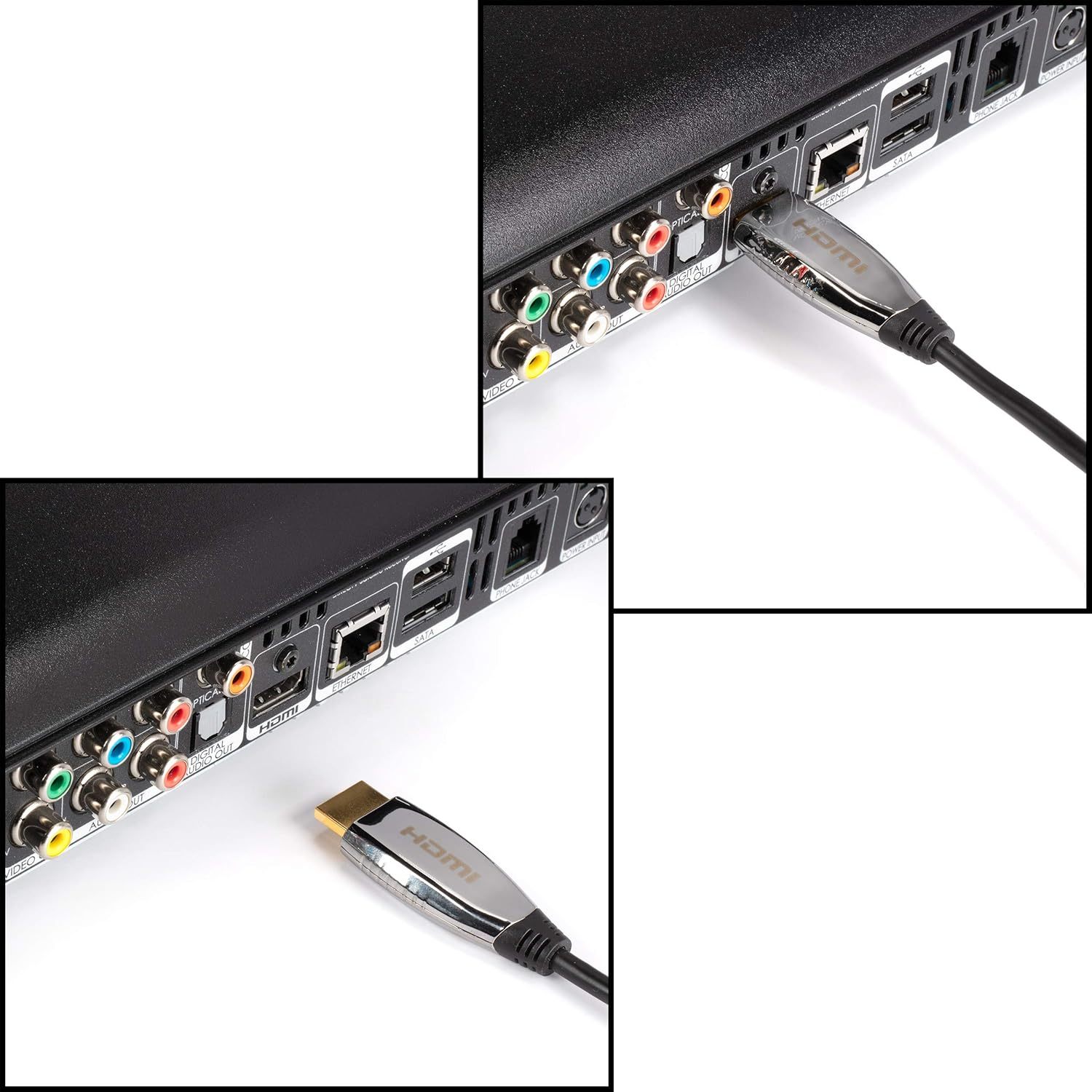 Premium Fiber Optic HDMI 2.1 Cable (AOC) for 10m-100m Long-Distance Performance, 8K@60Hz, 4K@120Hz, Ultra High-Speed for Gaming & Home Theater