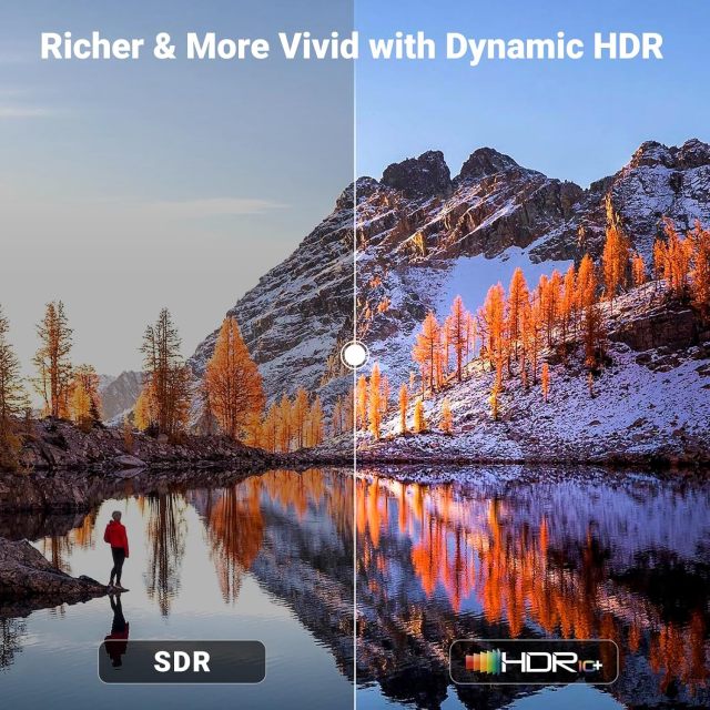 Ultra Slim Certified HDMI 2.1 Cable - Lightweight, Flexible, and High-Performance for 8K@60Hz, 4K@120Hz, 48Gbps Bandwidth