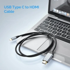 USB-C to HDMI Adapter 4K@60Hz - Ultra HD HDMI Converter for Laptop, MacBook, iPad Pro, Galaxy -