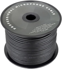 Professional Bulk Microphone Cable - 24 AWG OFC Bare Copper Conductors, 96-Strand Copper Shielding, Low-Noise for Studio & Live Sound