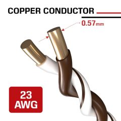 Outdoor CAT6 U/UTP BC Waterproof PVC Cable 305m - Durable Unshielded Ethernet Cable with Bare Copper, Fluke Test passed for Reliable High-Speed Networks in Harsh Environments