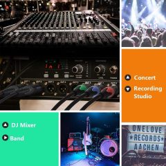 Premium XLR Microphone Cable with 22AWG OFC Conductor & Double Shielding – Professional-Grade Audio for Studios, Live Performances, and Broadcast