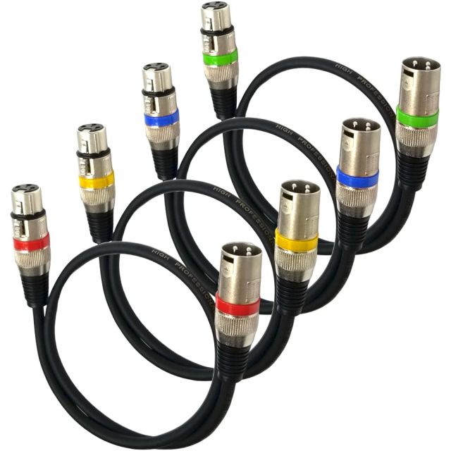 Entry level XLR Microphone Cable with 26AWG OFC Conductor & Double Shielding – Professional-Grade Audio for Studios, Live Performances, and Broadcast