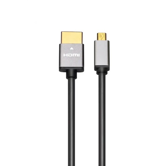 Ultra Slim HDMI 2.0 Cable HDMI to Micro HDMI (A to D) with Aluminum Shell - Lightweight, Durable, and High-Performance for 4K@60Hz, 18Gbps Bandwidth
