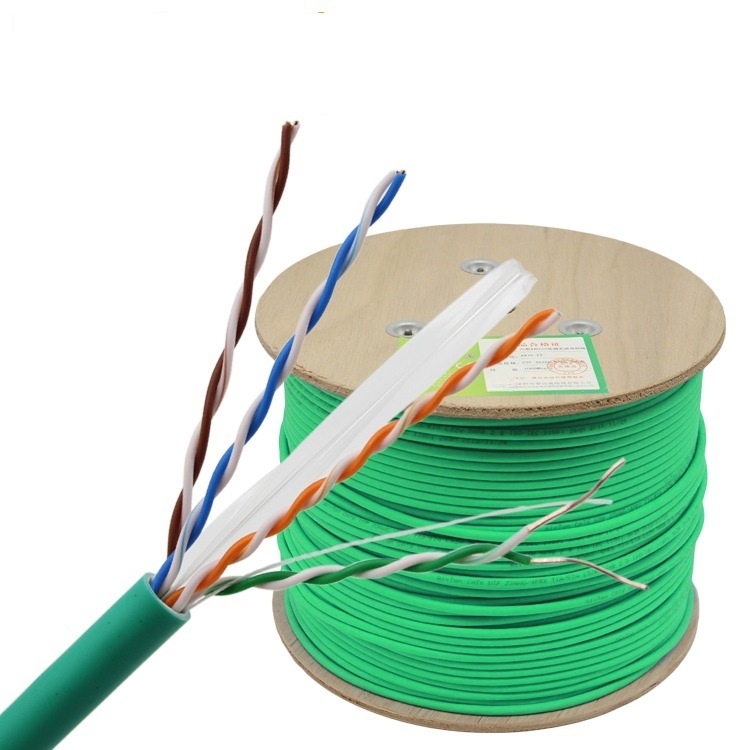 "High-Quality CAT6 U/UTP BC CMR Cable 305m - Fluke Test Certified, Bare Copper Ethernet Cable for High-Speed Networks"