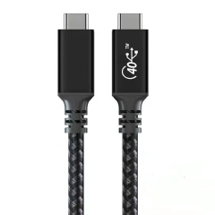 Entry level USB4.0 Cable - 40Gbps High-Speed Data Transfer, 240W Power Delivery, 8K @60Hz Video Output, Twisted Pair Wire, Domestic E-Marker for Cost-Effective Performance