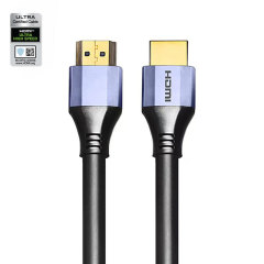 Certified HDMI 2.1 Cable with Aluminum Shell - Durable and High-Performance for 8K@60Hz, 4K@120Hz, 48Gbps Bandwidth