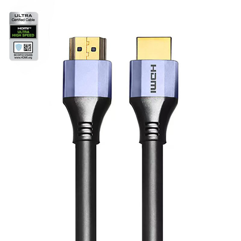 Certified HDMI 2.1 Cable with Aluminum Shell - Durable and High-Performance for 8K@60Hz, 4K@120Hz, 48Gbps Bandwidth
