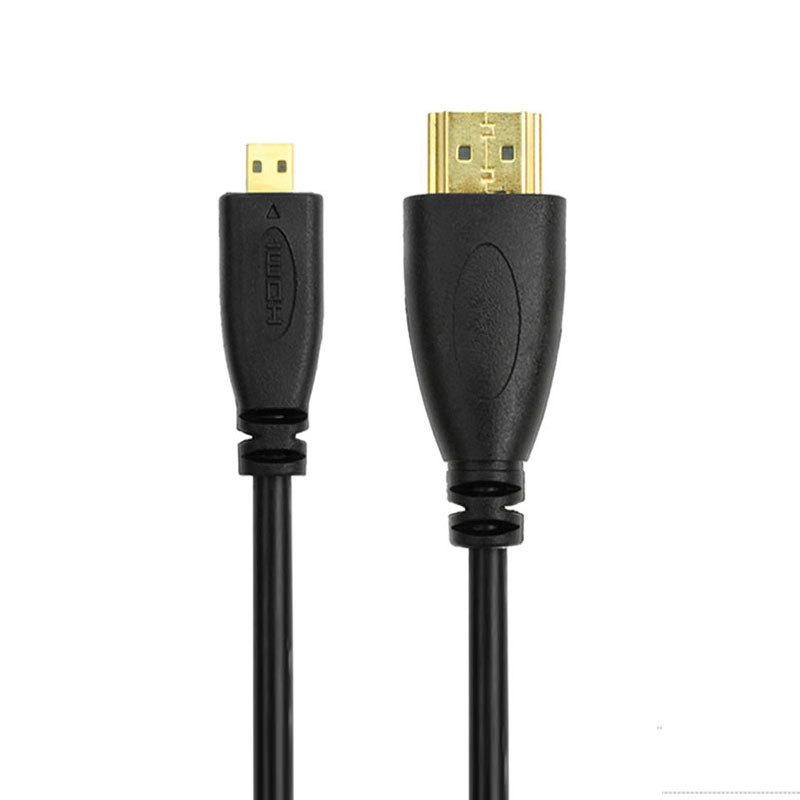 HDMI 2.0 Cable, HDMI to Micro HDMI with Molding connector- Ultra HD 4K@60Hz, 18Gbps Bandwidth, Slim Design (OD4.8mm) for Cameras, Laptops, and Portable Devices