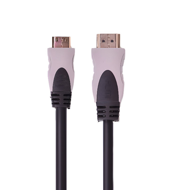 HDMI 2.0 Cable, HDMI to Mini HDMI with Double Molding connector - Ultra HD 4K@60Hz, 18Gbps Bandwidth, Slim Design (OD4.8mm) for Cameras, Laptops, and Portable Devices