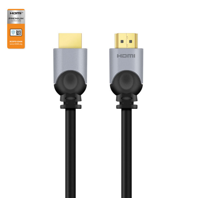 Premium Certified HDMI 2.0 Cable with Double Molding Connector - High-Speed 4K@60Hz, HDR, ARC Support, Durable & Reliable for Home Theater, Gaming, and Professional AV Setups