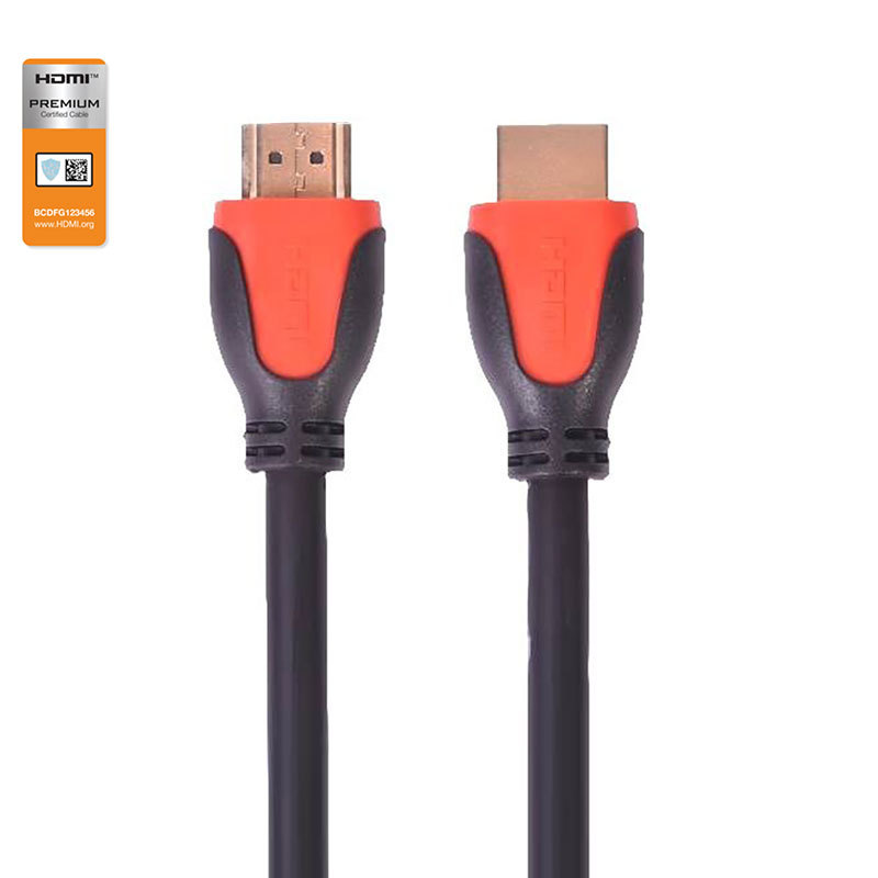 Premium Certified HDMI 2.0 Cable with Double Molding Connector - High-Speed 4K@60Hz, HDR, ARC Support, Durable & Reliable for Home Theater, Gaming, and Professional AV Setups