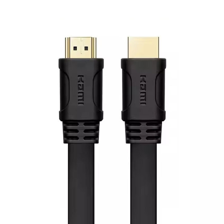 Flat HDMI 2.0 Cable with Molding Connector - High-Speed 4K@60Hz, HDR, ARC Support, Durable & Reliable for Home Theater, Gaming, and Professional AV Setups