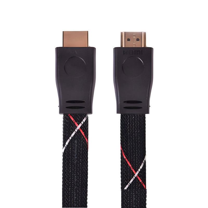 Flat HDMI 2.0 Cable with Molding Connector - High-Speed 4K@60Hz, HDR, ARC Support, Durable & Reliable for Home Theater, Gaming, and Professional AV Setups