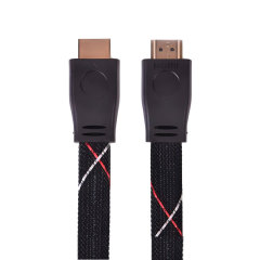 Flat HDMI 2.0 Cable with Molding Connector - High-Speed 4K@60Hz, HDR, ARC Support, Durable & Reliable for Home Theater, Gaming, and Professional AV Setups